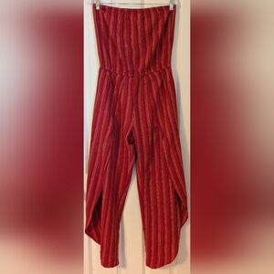 DREW Striped Romper Sleeveless Wide leg M